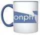 Mug logo bleu
